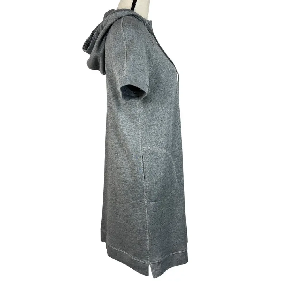 Soft Surroundings Medium Penelope Knit Dress Hooded Pullover Stretch Sweatshirt - Picture 4 of 9